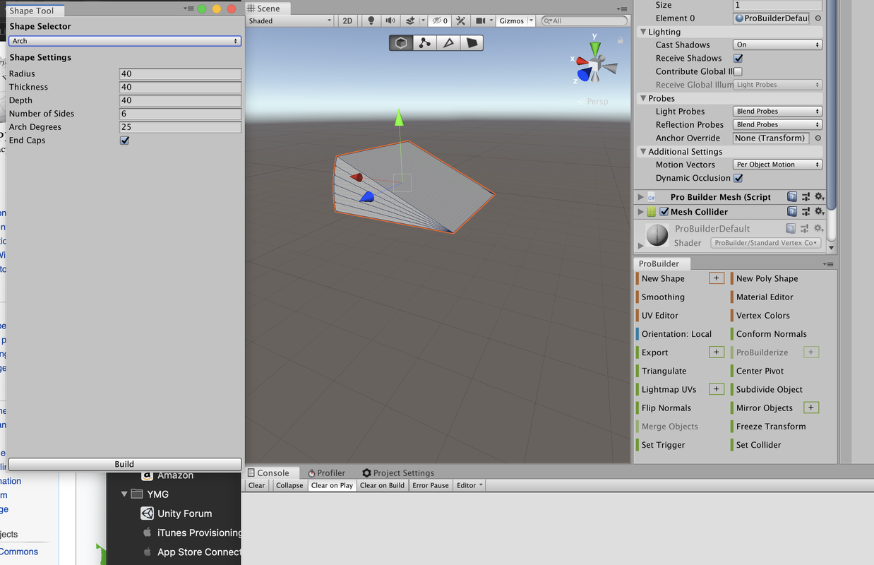 ProBuilder Issue - Black faces after subdivide - Unity Engine - Unity ...