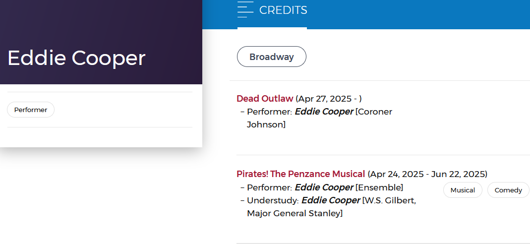 DEAD OUTLAW To Open On Broadway April 27, 2025