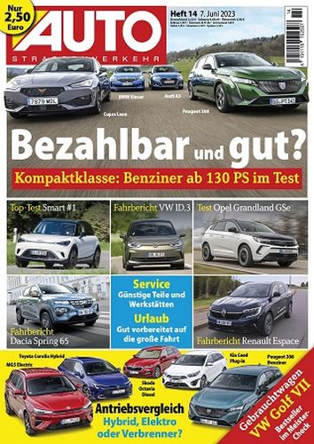 Cover: Auto Strassenverkehr Magazin No 14 vom 07  Juni 2023