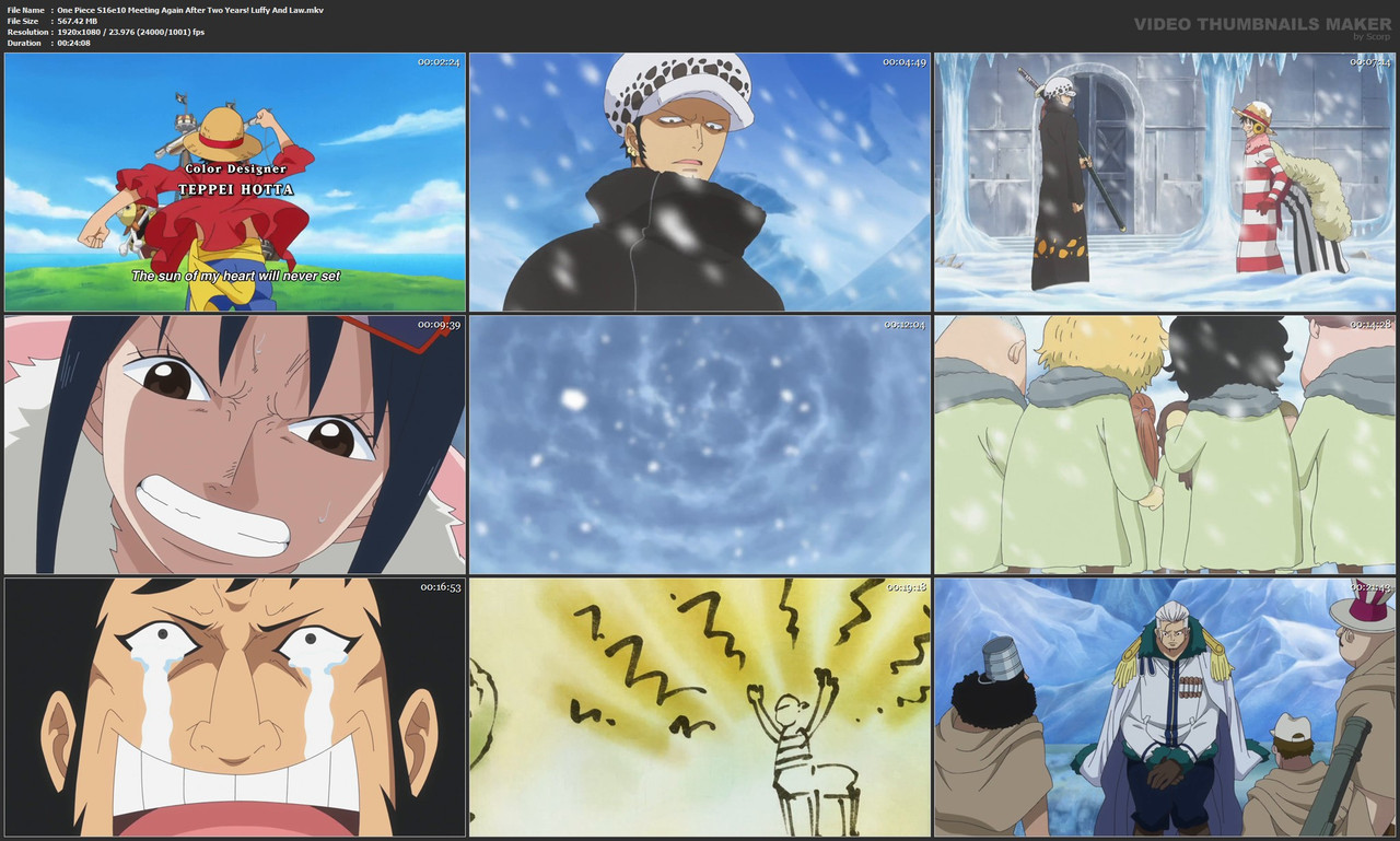 One Piece S16e10 Meeting Again After Two Years! Luffy And Law.mkv