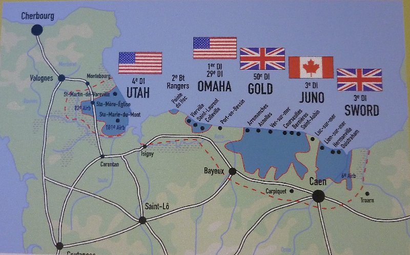 Por Normandía y Bretaña - Blogs de Francia - Día 3: Caen-Bayeux-Zona de Desembarco de Normandía-Huisnes sur Mer (3)