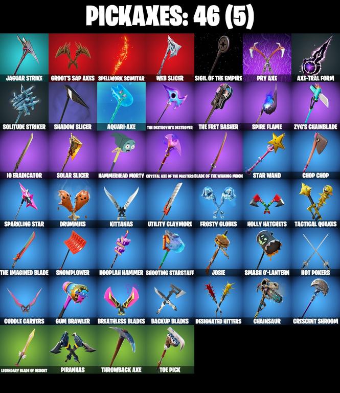 pickaxes comp