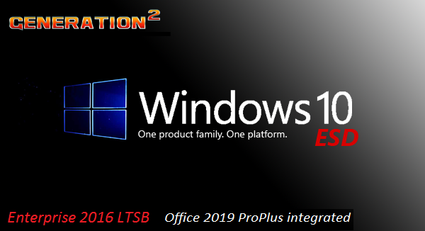 Windows 10 Enterprise 2016 LTSB v1607 Build 14393.3630 (x64) April 2020 + Office 2019 Pro Plus VL...