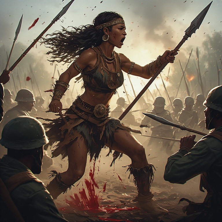 Africa-World-girl-warrior-hold-(3)