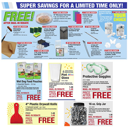 Unlock Savings: Get FREE Tools, Gadgets, and More at Menards with Rebates until January 28th Unlock Savings: Get FREE Tools, Gadgets, and More at Menards with Rebates until January 28th