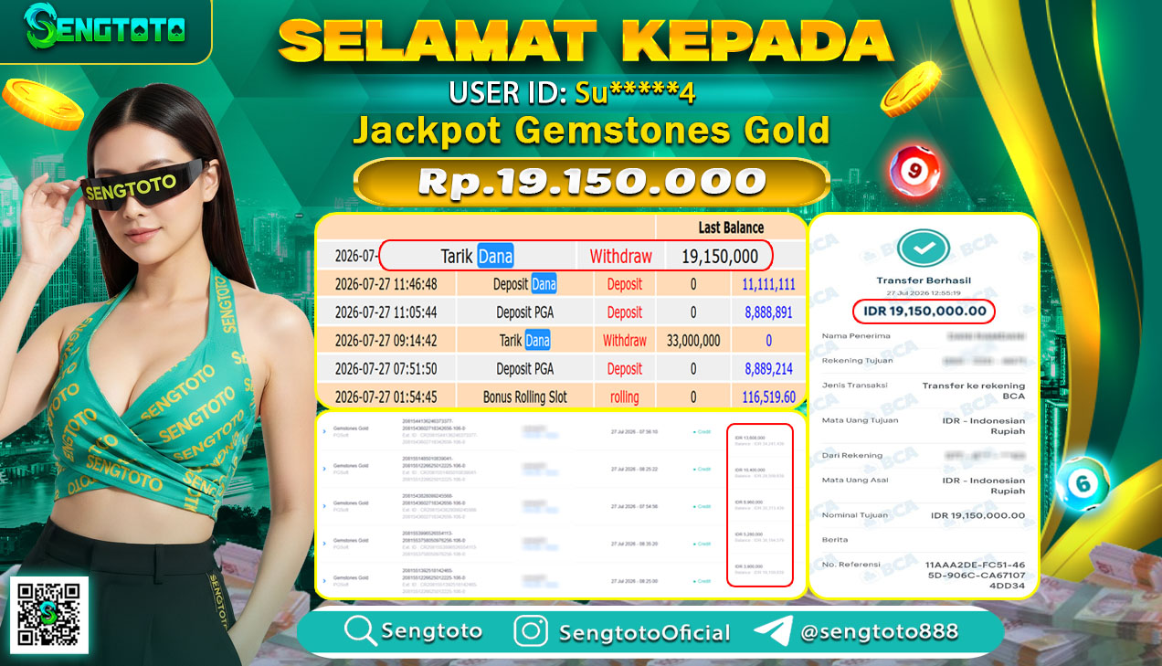 BUKTI PEMBAYARAN SLOT GEMSTONES GOLD