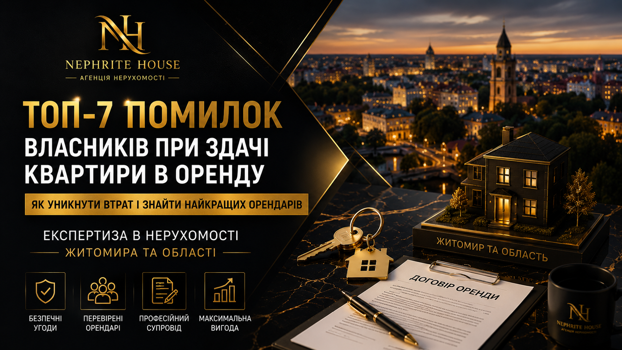 ТОП-7 помилок власників при здачі квартири в оренду