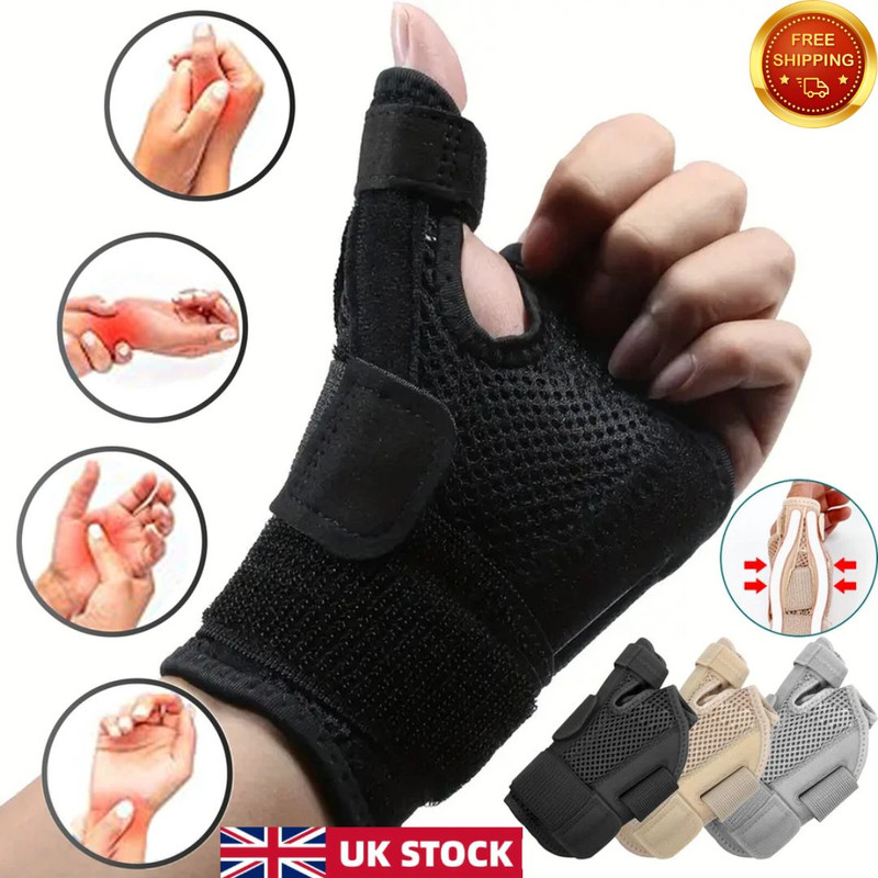 NHS Use Medical Wrist Thumb Hand Spica Splint Support Brace front view