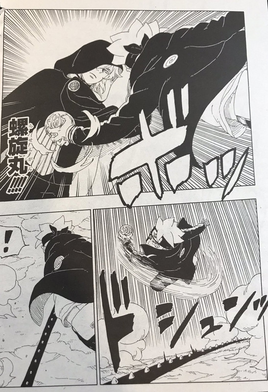 Boruto 63, boruto menyerang code dengan rasengan