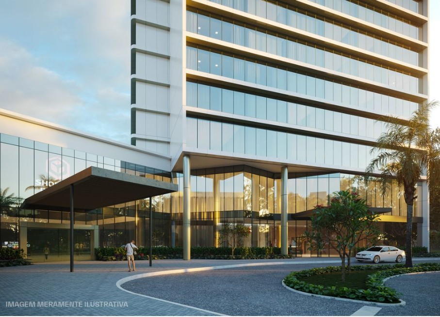 Acesso principal do Recife MedCenter integrado ao Shopping Recife