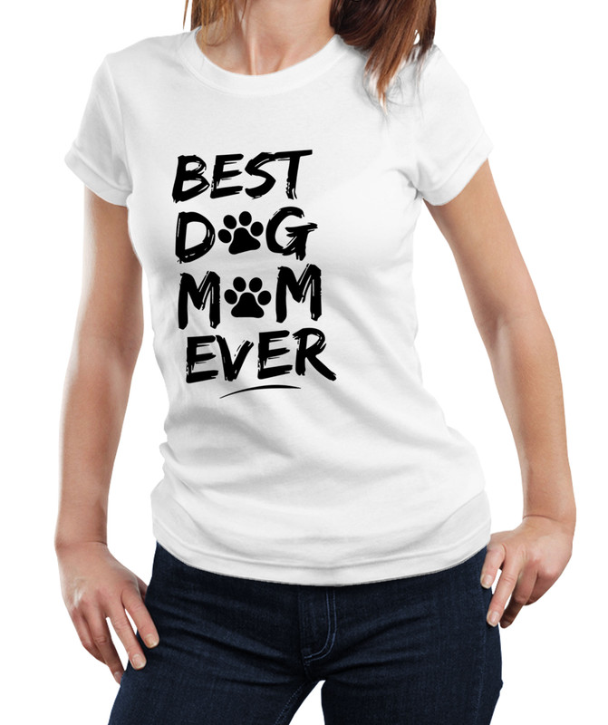 Best Dog Mum Ever Dog Lover Tshirt Tshirt Puppy Cute Mom Mother Gift