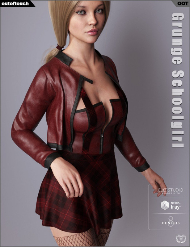 Grunge Schoolgirl Outfit for Genesis 8 Female(s) Grunge Schoolgirl Outfit for Genesis 8 Female(s)
