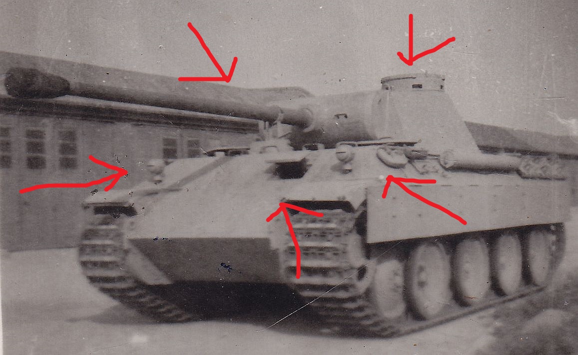 Panzer V Panther mit Kennzahl Sd.Kfz. 171 Spähtk