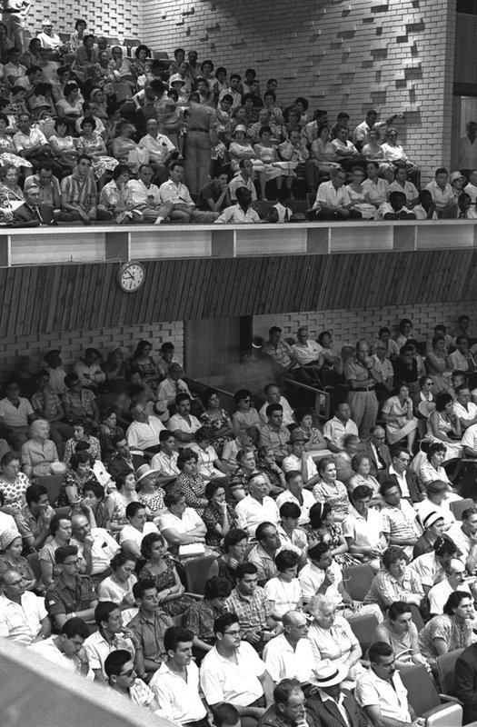 Audiencia en el tribunal en el juicio de Eichmann