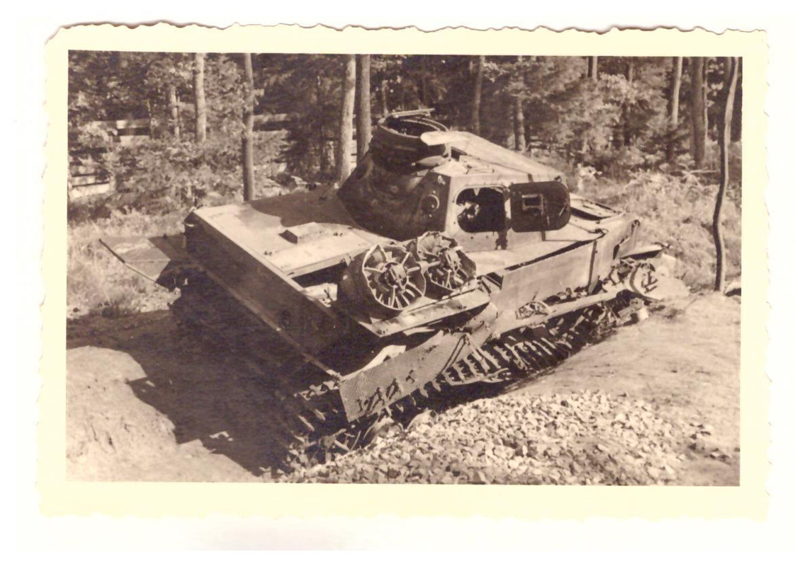 Zerstörter Poln. Panzer Polen