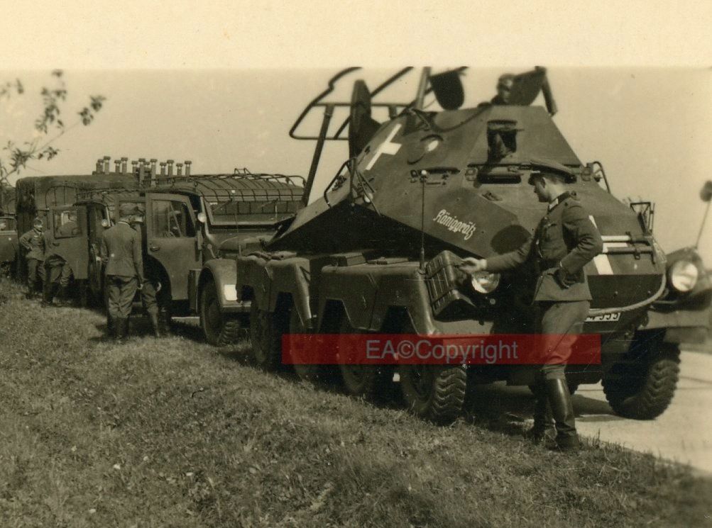 Panzerspähwagen Panzer Tank 8 Rad Foto (3)