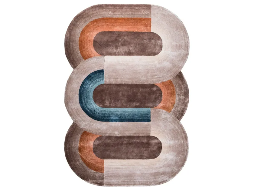 Serene Retreat Viscose Wool Carpet Rug
