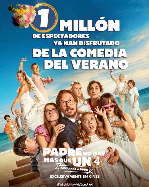 “PADRE NO HAY MÁS QUE UNO 4” ALCANZARÁ HOY LOS 12 MILLONES DE EUROS DE TAQUILLA EN CINES