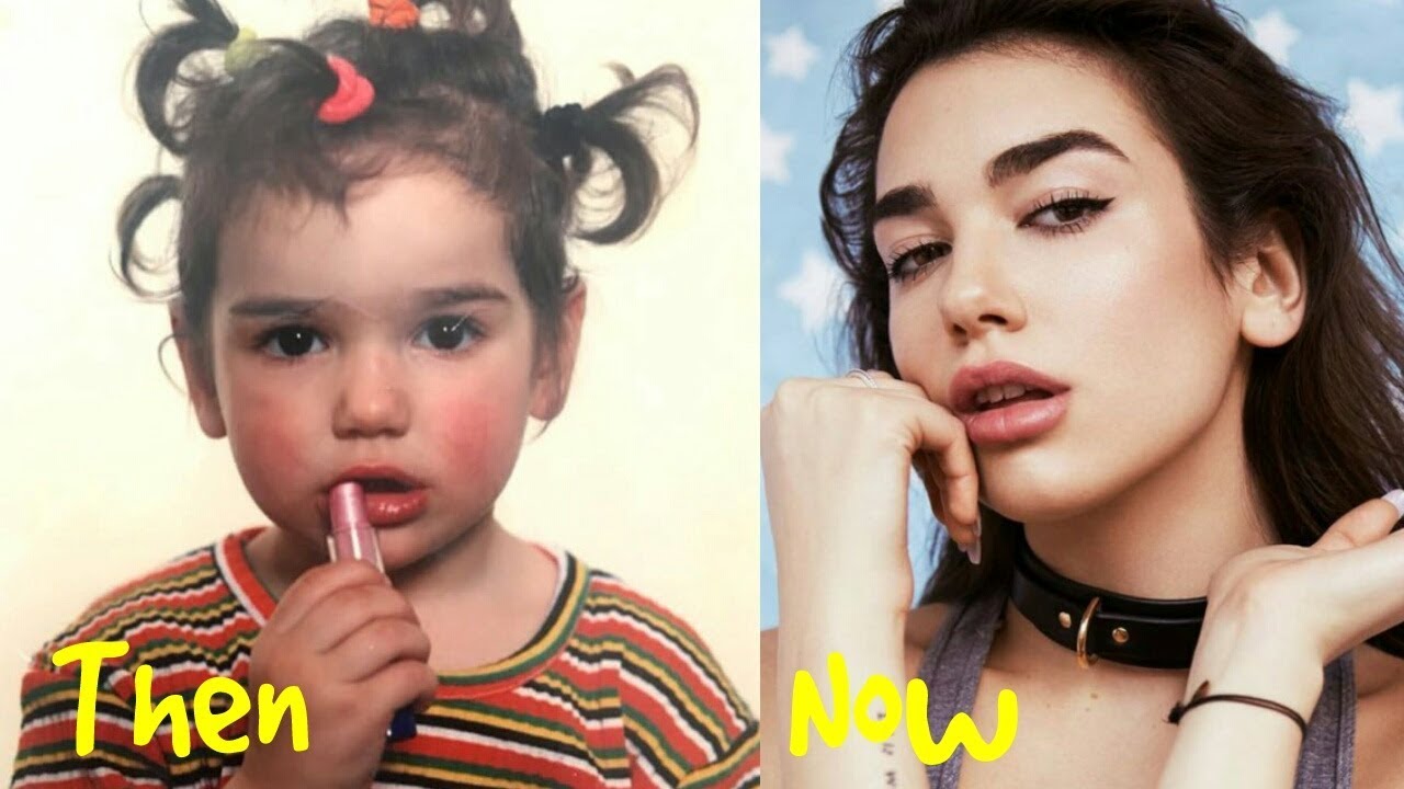 Dua Lipa Then and Now