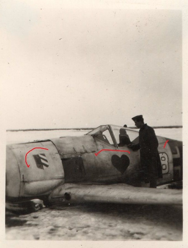 Foto Me 109 Wappen Staffelzeichen Nachtjäger Flu