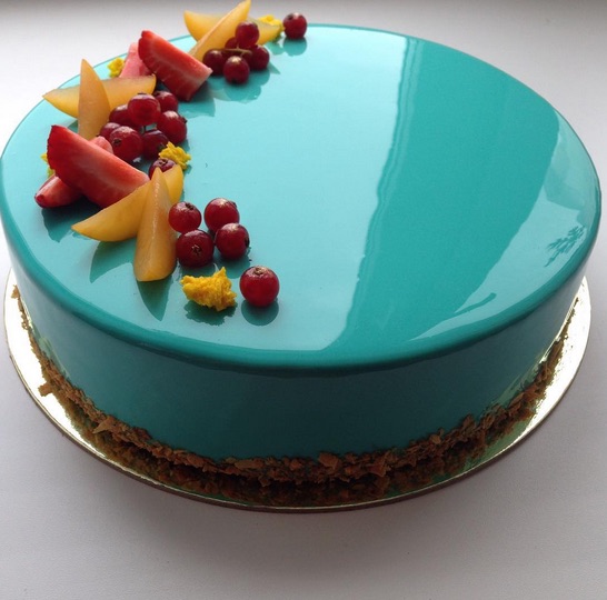 Bolo Glace Espelhado