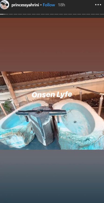 Syahrini dan Reino Barack nikmati onsen di Jepang