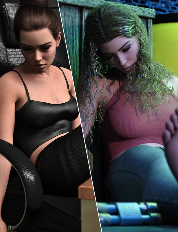 Z Deadly and Lethal Utility Pose Collection for Genesis 9 and 8 Female