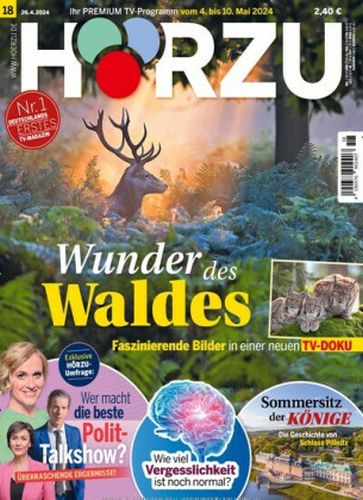 Cover: H&ouml;rzu Fernsehzeitschrift No 18 vom 26  April 2024