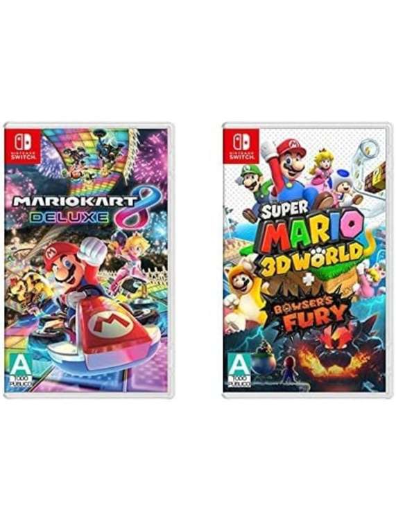 Amazon: Mario Kart 8 Deluxe + Mario 3D World 
