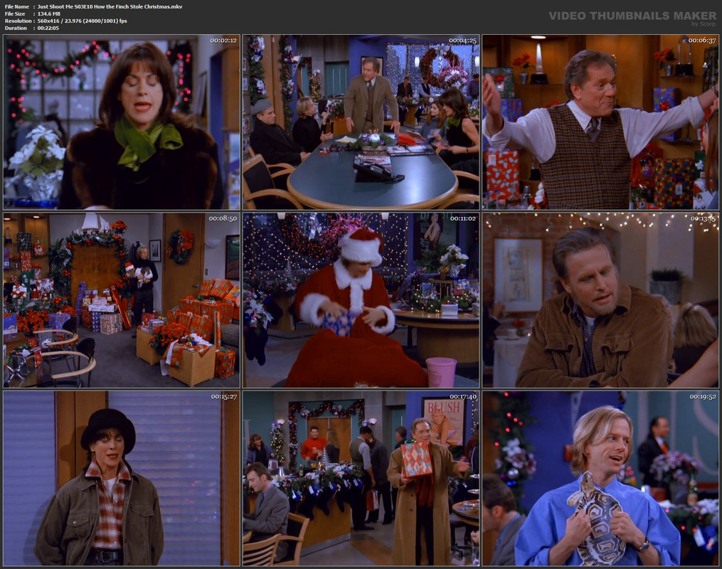 Just Shoot Me S03E10 How the Finch Stole Christmas.mkv