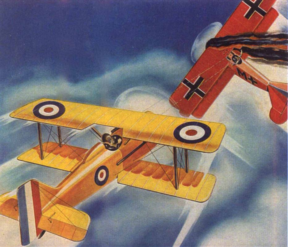 James P Cox SE5 and Fokker Dr1