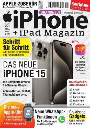 Cover: iPhone Und iPad Magazin No 03 Oktober-Dezember 2023