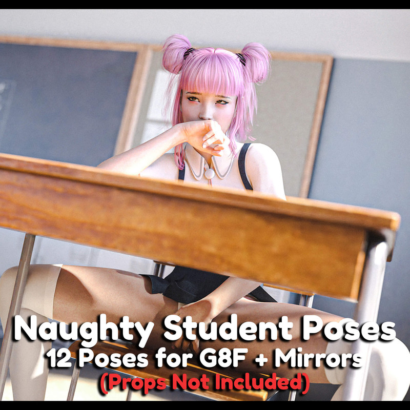 12 NAUGHTY STUDENT POSES FOR G8F