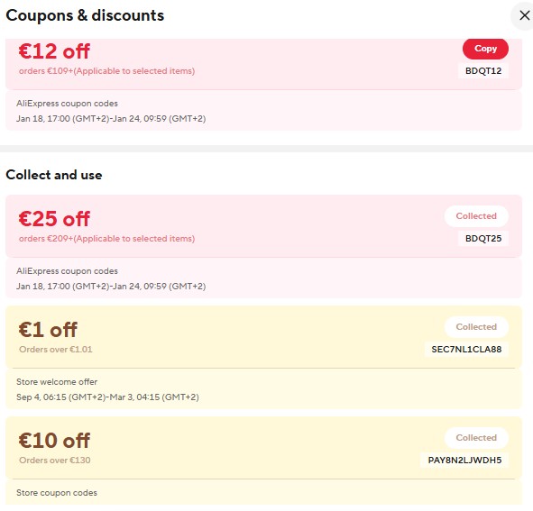 ali coupons ktc