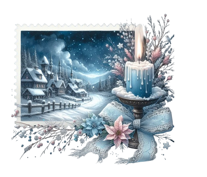 paysageneigepourperenoelrose