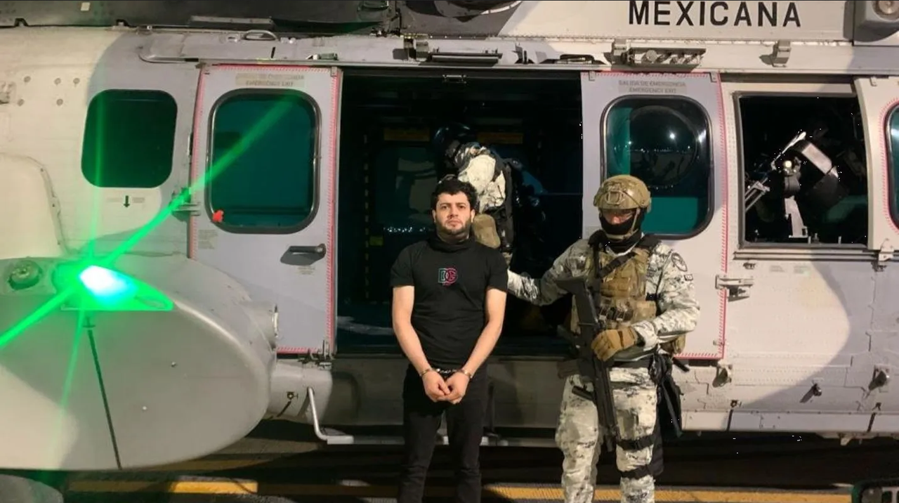 'El Nini' llega a CDMX tras ser capturado en Culiacán