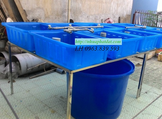 Thùng nhựa nuôi cá, thùng nhựa chữ nhật 750L, 1000L giá sỉ. Ban-thung-nhua-nuoi-ca-gia-re-1