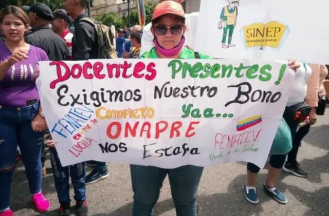 Protestas contra la ONAPRE Protestas contra la ONAPRE