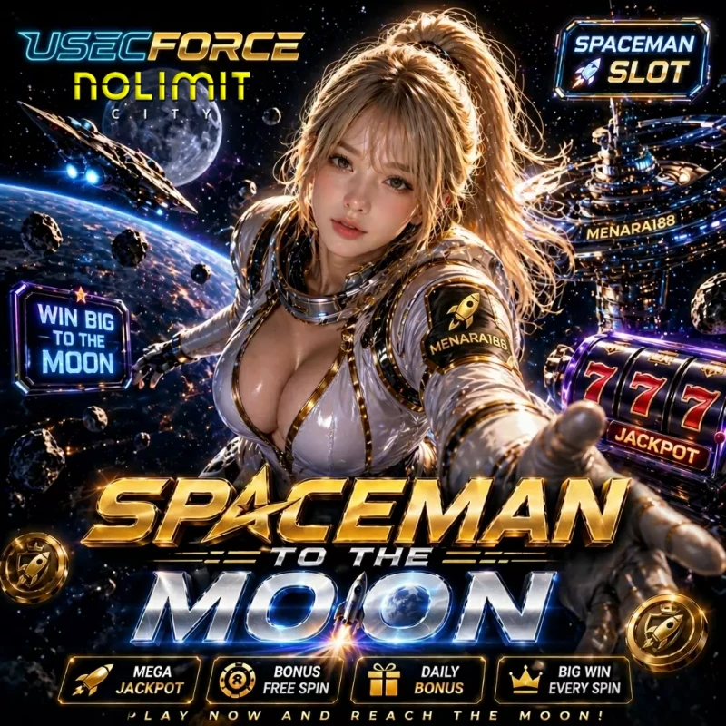 MENARA188 🚀 Usecforce AI G-Power Spaceman To The Moon, Let's Play Now!