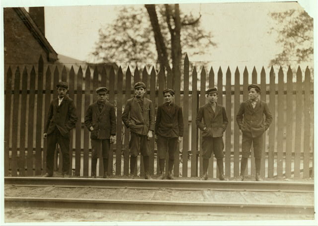 Alcide Turcotte Albert Beaupre Edgar Routher Peter Gague (Somersworth New Hampshire)