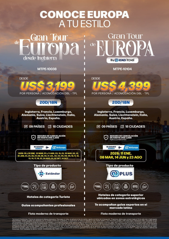 Conoce Europa a tu Estilo