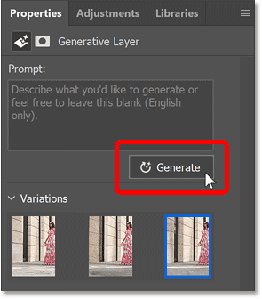 click-generate-properties-panel