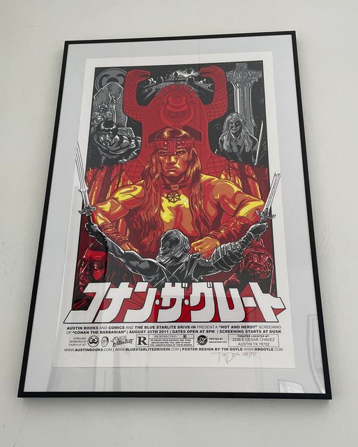 Framed my Conan poster today Conan-The-Barbarian2