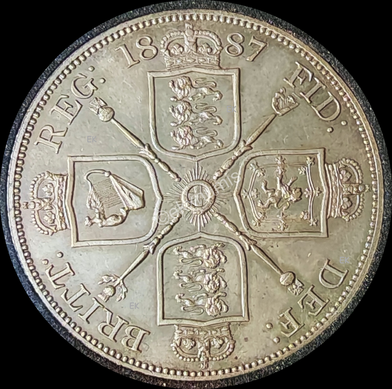 1887 Davies 541 reverse
