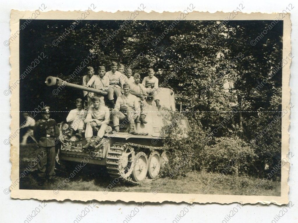 Foto, Panzerjäger-Abteilung 6, Marder III, Sdkfz