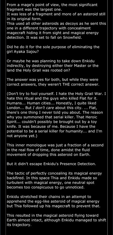 Enkidu catching one if this magical asteroid with a chain