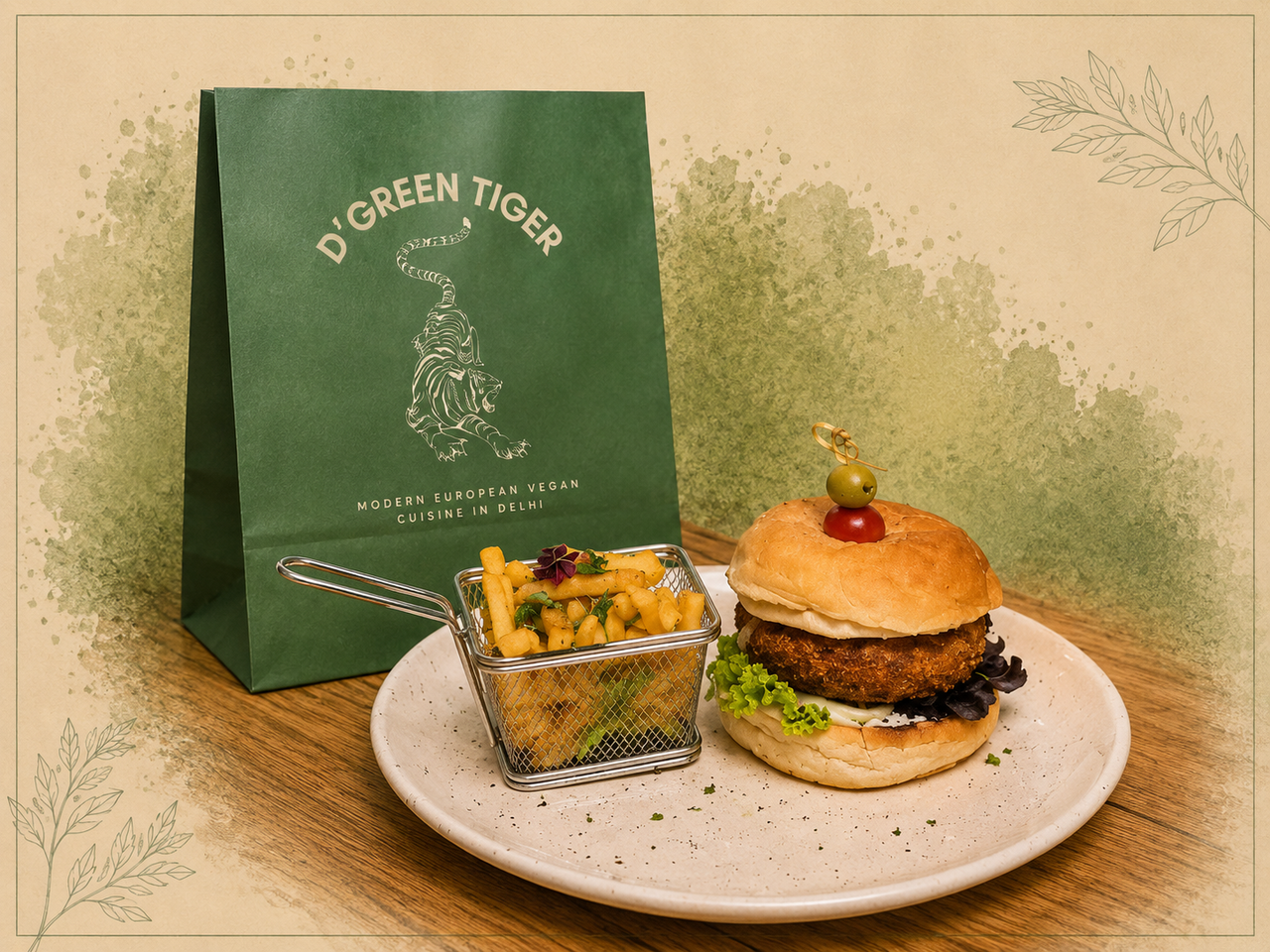 House Spiced Vegetable Burger