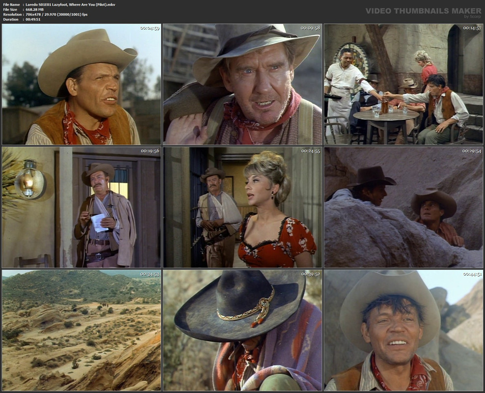 Laredo S01E01 Lazyfoot, Where Are You (Pilot).mkv