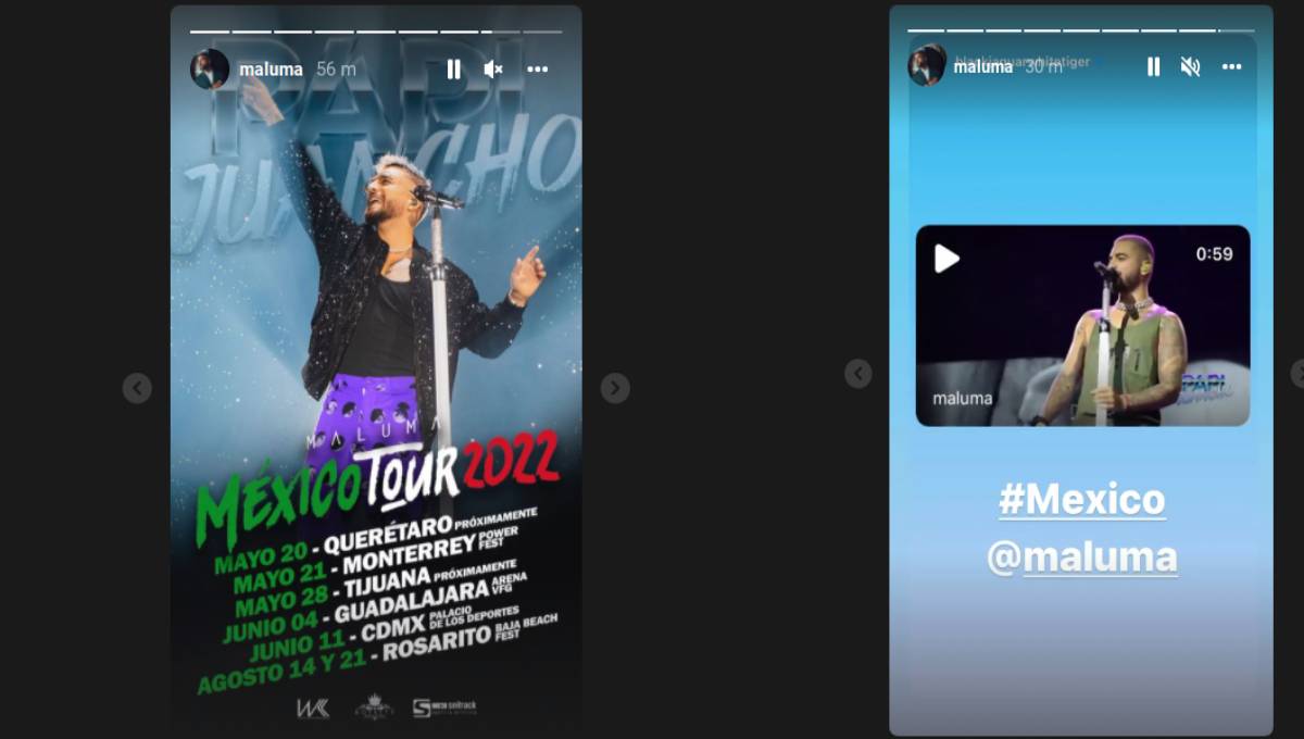 Maluma regresa a México con conciertos de ‘Papi Juancho Tour 2022′
