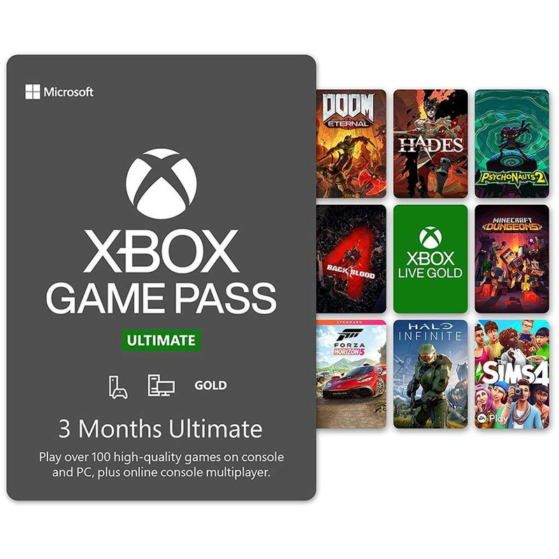 Eneba: Xbox Game Pass Ultimate TR 3 Meses (todos los usuarios) 
